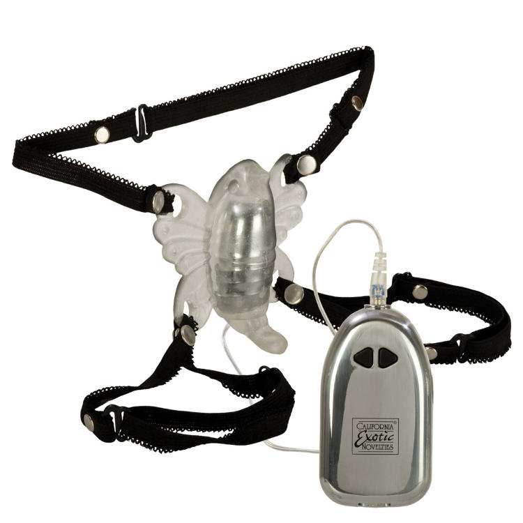 Вибростимулятор клитора Бабочка  купить со скидкой в секс шопе  Вибраторы  Вибротрусики, бабочки